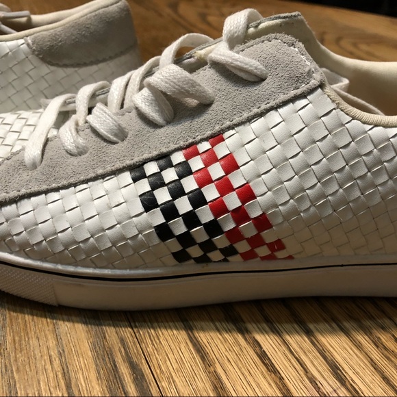 Bernie Mev White and Red Checkered Shoes - Picture 7 of 7